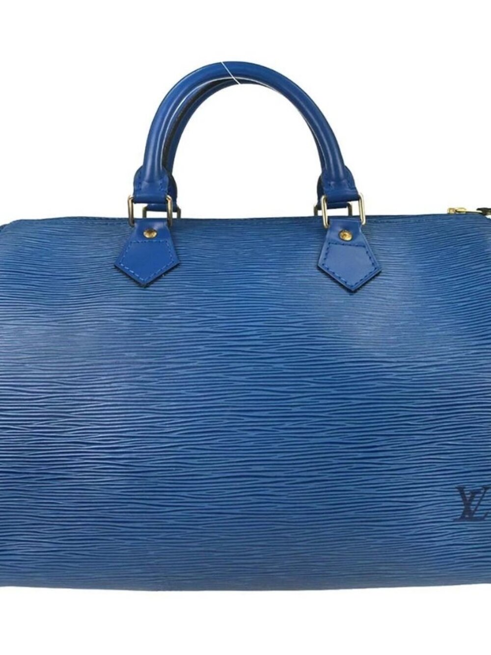 Louis Vuitton Blue Epi Speedy 30 Handbag M43005 VI1905 NQ08880